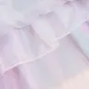 Girl's jurken Princess Girl Candy Dress Costume Kinderen Verjaardagsfeestje Cosplay Kostuum Jaar Unicorn Tutu Jurk Kerstmis Purim Kleding 230812