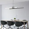 Kronleuchter nordisch minimalistisch schwarzweiß LED Kronleuchter Haus in Indoor -Dekor Leuchte Lampe lebende Schlafzimmer Esszimmer Bar Deckenleuchte