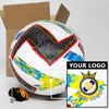 Balls Custom Soccer Ball PU Seamless Team Match Football Training High Quality Size 5 Adult Child Gift 230811