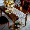 Stół luksusowe koronkowe biegacze stołowe europejskie stoliki haftowe ręcznik