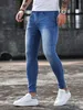 Pantalon masculin Y2K Jeans hommes pour couleur solide plusieurs poches en denim Mid Waist classique Fahsion Contrôle décontracté mâle Streetwear quotidien 2023 230812