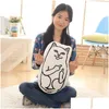 ぬいぐるみのぬいぐるみ動物46cm ripndip lord神経主なおもちゃ猫緑色のエイリアンリル・マヨールカワイイクッション枕バースデーギフトl dhzs5