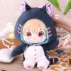 Dolls Genshin Impact Xiao Costume Doll Cat Pajamas Ubrania Ubranie na gwiazdę 20cm 20 cm Zabawne strój anime cosplay c om 230811