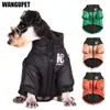 Zimowe ubrania pensa odbijające duży pies kurtka francuski buldog chihuahua szczeniak ciepły płaszcz dla małych średnich psów odzież HKD230812