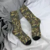 Meias masculinas Camuflagem verde masculino Mulheres Mulheres de primavera Hip Hop