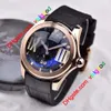 NEUE Bubble Watch 3 Farbautomatische Herren Uhr mit Dattelschwarz -Leder -Gurt Uhr325a