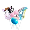 Decoration New Cow Aluminum Film Balloon Inch Digital Set Birthday Decoration Balloon