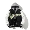 Giacche da uomo inverno varsity giacca da uomo da donna lettera di ricamo hip hop da baseball vintage giacca streetwear cappotto con cappuccio retrò con cappuccio 230811