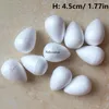 Decorative Flowers White Water Drop Modeling Foam Rose Bud For DIY Nylon Stocking Flower Making Accessories Polystyrene Styrofoam