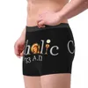 Unterhose der Männer katholisch seit Jesus Kruzifix Eucharistin Boxer -Briefs Shorts Slips weiche Unterwäsche Männlicher Humor Plus Größe