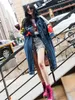 Damesjassen Kawaii e Girl Plus Size Kleding Graffiti Lange Jas voor Dames 2023 Lente Denim Jassen Tiener Jean Trench Xc126 230811