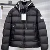 남자 다운 파카 코트 복어 재킷 폭격기 겨울 코트 후드 아웃웨어 탑 윈드 브레이커 아시아 크기 m-5xl