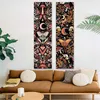 Tapestries Tapestry Wall Hanging Hippie Room Decor Vertical Moon Plant Tapestries Mystical Moth Dorm Home Decor R230812