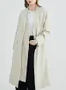 Trench-Coats Femmes beige Big taille irrégulière longue manche à revers long ajustement en liberté de vent de la mode au printemps 2023 1DF5017 230811