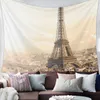 Tapisseries Building City Tapestry Mur suspendu décor à la maison tapisseries murales de chambre en tissu décoration murale R230812