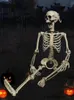 Autre événement Fourniture de fête 90 cm Halloween Haunted House accessoires Squelette Dry Corps squelette enfant Secret Room Os Bone Head Decoration 230811