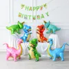 Inne imprezy imprezowe zapasy 1pcs Dinozaur Decor urodziny Pink miecz smok folia balonowa łuk girlanda dziecko chłopiec dino baby shower 230812