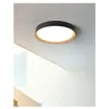 Luzes de teto Lâmpada minimalista do quarto Ara de techon sala de jantar circular de luz LED decorativo LED