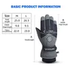 Sports Gloves Winter Snowboard Ski PU Leather Nonslip Touch Screen Waterproof Motorcycle Cycling Fleece Warm Riding 230811