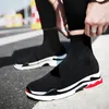 Boots moda masculino garotas meninas tornozelo malha de primavera designer de luxo de luxo Sapatos casuais pretos para homens 3545 calçados 230812