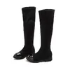 Boots Girls Snow Fashion Crystal Hochwertige Herde Kinder Reißverschluss Kinder Winterschuhe 4 Farben Größe 2637 230811