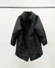Kvinnor Down Parkas Coat Black Loose Warm Autumn Winter Long Sleeve Single Breasted Female Fishtail Jackets 2023