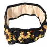 Capas de volante Tampa de carro Auto Non Sunflower Floral Strepchy Styling