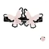 Hair Clips Hollow Design Butterfly Clip Barrettes For Women Girls Cellulose Acetate Accessory Ornament Jewelry Holder