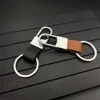 Keychains Lanyards Men's Leather Waist Buckle Metal Car Pendent Key Ring Small Gift Can Be Engraved Words Charm Key Holder Accessories