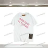 Xinxinbuy Men Designer Tee T Shirt 23ss Paris Music Festival List do druku bawełny krótki rękaw