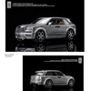 Diecast Modeli Büyük Boyut 1/20 Rolls Royce SUV Cullinan Alaşım Lüks Araba Model Diecasts Metal Oyuncak Araba Modeli Simülasyon Ses ve Hafif Çocuk Hediyeleri 230811