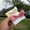 헤어 액세서리 2pcs/set girl classics fashion bow ribbon clip 한국 헤드웨어 봄 포니 테일 간단한 머리핀 여자 머리 꽃 선물