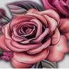 Tatouages ​​temporaires anime fleurs de rose autocollants imperméables du bras imperméable épaule faux tatouage pour les femmes composer un gros flash sur l'art corporel 230812