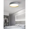 Luzes de teto Lâmpada minimalista do quarto Ara de techon sala de jantar circular de luz LED decorativo LED