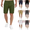 Herren Shorts Europäischer und amerikanischer Sommer -Jogginghose Striped Cotton Sports Hosen Männliche Gelegenheitsstreetwege