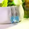 Dingle örhängen er-00014 2023 på koreanskt mode kristall juvelig bröllop gåva silver pläterad dropp örhänge för kvinnliga tillbehör