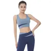 Yoga -Outfit XLWSBCR Doppelfarbe passende Unterwäsche Frauen Sport Fitnessrunning BH Fitness Schockdicht verhindern