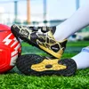 Gai vestido crianças sapatos de futebol sociedade tffg escola botas de futebol chuteiras tênis menino menina ao ar livre treinamento atlético calçado esportivo 230811 gai