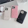 Case di telefono dei progettisti per iPhone 14promax 14pro 13pro 13 12pro 12 womens Fashion Block Solid Block Telefono Stampante Full Pack Shells