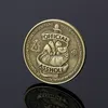 Arts and Crafts Europejskie i amerykańskie retro Wędrujące monetę pamiątkową kolekcję Medal Compossed Copper and Srebrne Monety Pamiątkowe