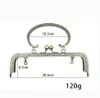 ACCESSOIRES PIÈCES SAGS 20 cm Frame de bourse métallique Poignée en relief pour sac à main d'embrayage Making Kiss Clasp Lock Antique Bronze Sac Accessoires matériel 230811