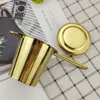 Stainless Steel Gold Tea Strainer Folding Foldable Tea Infuser Basket for Teapot Cup Teaware