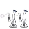 Vente en gros Mobius Potable Glass Beaker Bongs Pipes à fumer 5,5 pouces 14 mm Femlae Matrix Oil Rigs Recycler Bubbler Pipes à eau avec mâle en verre Banger Nail Pipe Dhl gratuit