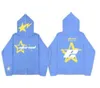 Felpa con cappuccio da uomo Felpate Giappone Anime Dark Coat Star Print Light Y2K GOCHIC COPPIA HARAJUKU Women Full Full Face Women Funny Net Chic Hoodie 230812