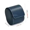 Watch Boxes Case For Men Women Leather Single Roll Travel Box Storage And Display Accessory Dropship