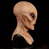 Party Masks Halloween Alien Mask Scary Horrible Horror Alien Supersoft Mask Mask Mask Decoration Dekoracja Zabawne Cosplay Prop Maski 230811