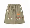 Nieuwe hotsale galerijen Dept Mens shorts modeontwerper broek zweetpant met spikkel spikkel dames shorts losse casual korte h1