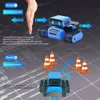 ElectricRC Animals Programação inteligente Controle remoto Robô Gesto Sensor de obstáculos Danome DIY Toys de ciências montadas para crianças 230811
