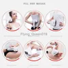 Body massager electric double head hand massager waist leg neck body vibration pulsating anion red light massage relaxing muscle HKD230812