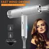 Hair Dryers Strong Wind Dryer Diffuser For Home Appliances High Power Blow Blue Light Anion Antistatic Tools 230812